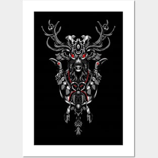 the dark deer Posters and Art